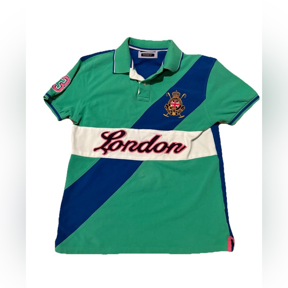 British Luxury, Multicoloured Hackett Tailord Fit "London" Polo Shirt